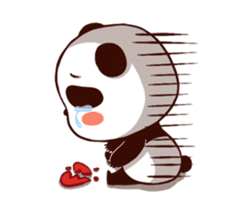 panda collar-abo sticker #5537574