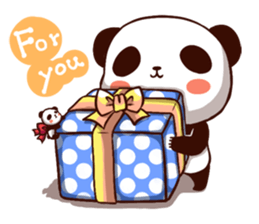 panda collar-abo sticker #5537575