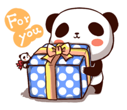 panda collar-abo sticker #5537575