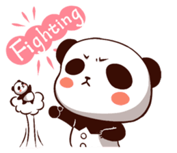 panda collar-abo sticker #5537576