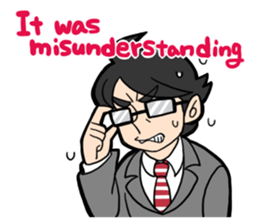 a wh-IT-e collor Eng ver. sticker #5537701