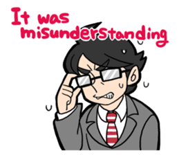 a wh-IT-e collor Eng ver. sticker #5537701