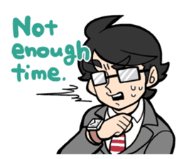 a wh-IT-e collor Eng ver. sticker #5537705