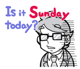 a wh-IT-e collor Eng ver. sticker #5537707