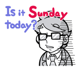 a wh-IT-e collor Eng ver. sticker #5537707