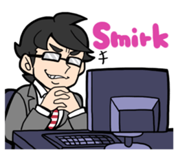 a wh-IT-e collor Eng ver. sticker #5537709