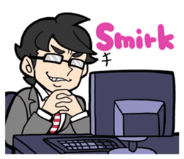 a wh-IT-e collor Eng ver. sticker #5537709