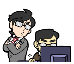 a wh-IT-e collor Eng ver. sticker #5537710