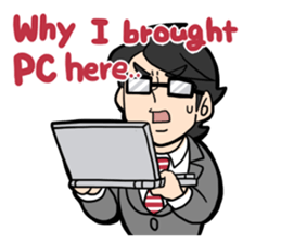 a wh-IT-e collor Eng ver. sticker #5537712