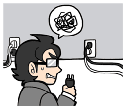 a wh-IT-e collor Eng ver. sticker #5537713