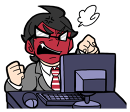 a wh-IT-e collor Eng ver. sticker #5537723