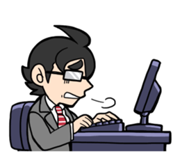 a wh-IT-e collor Eng ver. sticker #5537724