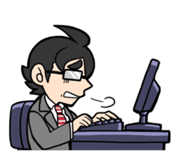 a wh-IT-e collor Eng ver. sticker #5537724