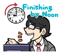 a wh-IT-e collor Eng ver. sticker #5537726