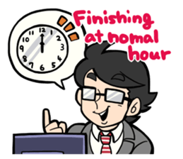 a wh-IT-e collor Eng ver. sticker #5537727