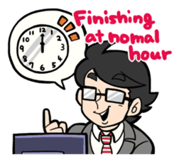 a wh-IT-e collor Eng ver. sticker #5537727