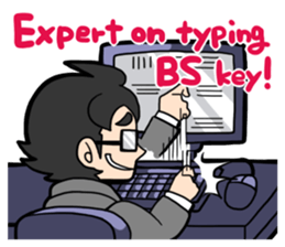 a wh-IT-e collor Eng ver. sticker #5537734