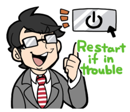 a wh-IT-e collor Eng ver. sticker #5537735