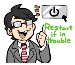 a wh-IT-e collor Eng ver. sticker #5537735