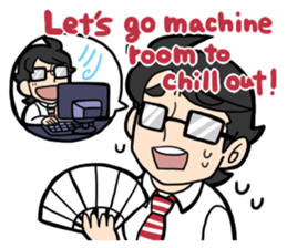 a wh-IT-e collor Eng ver. sticker #5537737