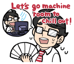 a wh-IT-e collor Eng ver. sticker #5537737