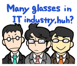 a wh-IT-e collor Eng ver. sticker #5537739