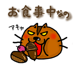 Squirrel Sticker165 sticker #5537823