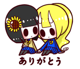 onibi sisters 2 sticker #5538608