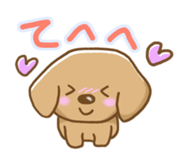 Small miniature dachshund sticker #5538741