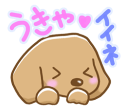 Small miniature dachshund sticker #5538753