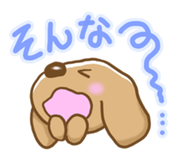 Small miniature dachshund sticker #5538754