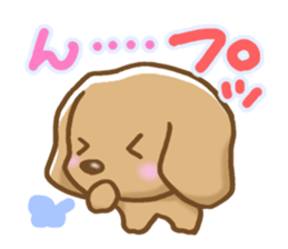 Small miniature dachshund sticker #5538760