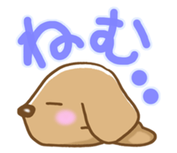 Small miniature dachshund sticker #5538777