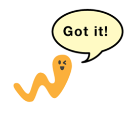 Englishworm sticker #5539022