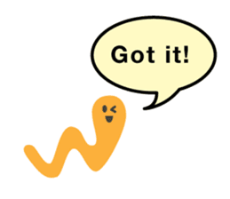 Englishworm sticker #5539022