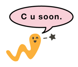 Englishworm sticker #5539035