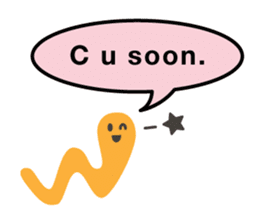 Englishworm sticker #5539035