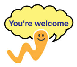 Englishworm sticker #5539049