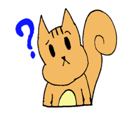 It is re-slippy of  leisurely squirrel sticker #5539271