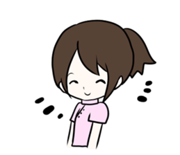 Massage Girl sticker #5539432