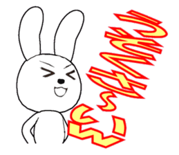 31th edition white rabbit expressive sticker #5540664