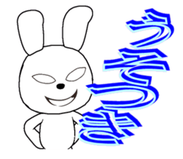 31th edition white rabbit expressive sticker #5540669