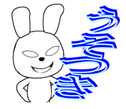 31th edition white rabbit expressive sticker #5540669
