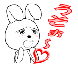 31th edition white rabbit expressive sticker #5540671