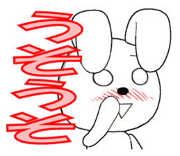 31th edition white rabbit expressive sticker #5540674