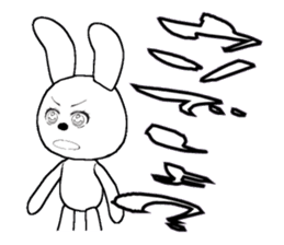 31th edition white rabbit expressive sticker #5540678