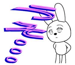 31th edition white rabbit expressive sticker #5540679