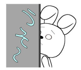 31th edition white rabbit expressive sticker #5540687
