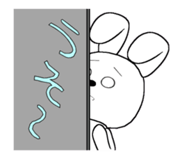 31th edition white rabbit expressive sticker #5540687