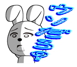 31th edition white rabbit expressive sticker #5540692
